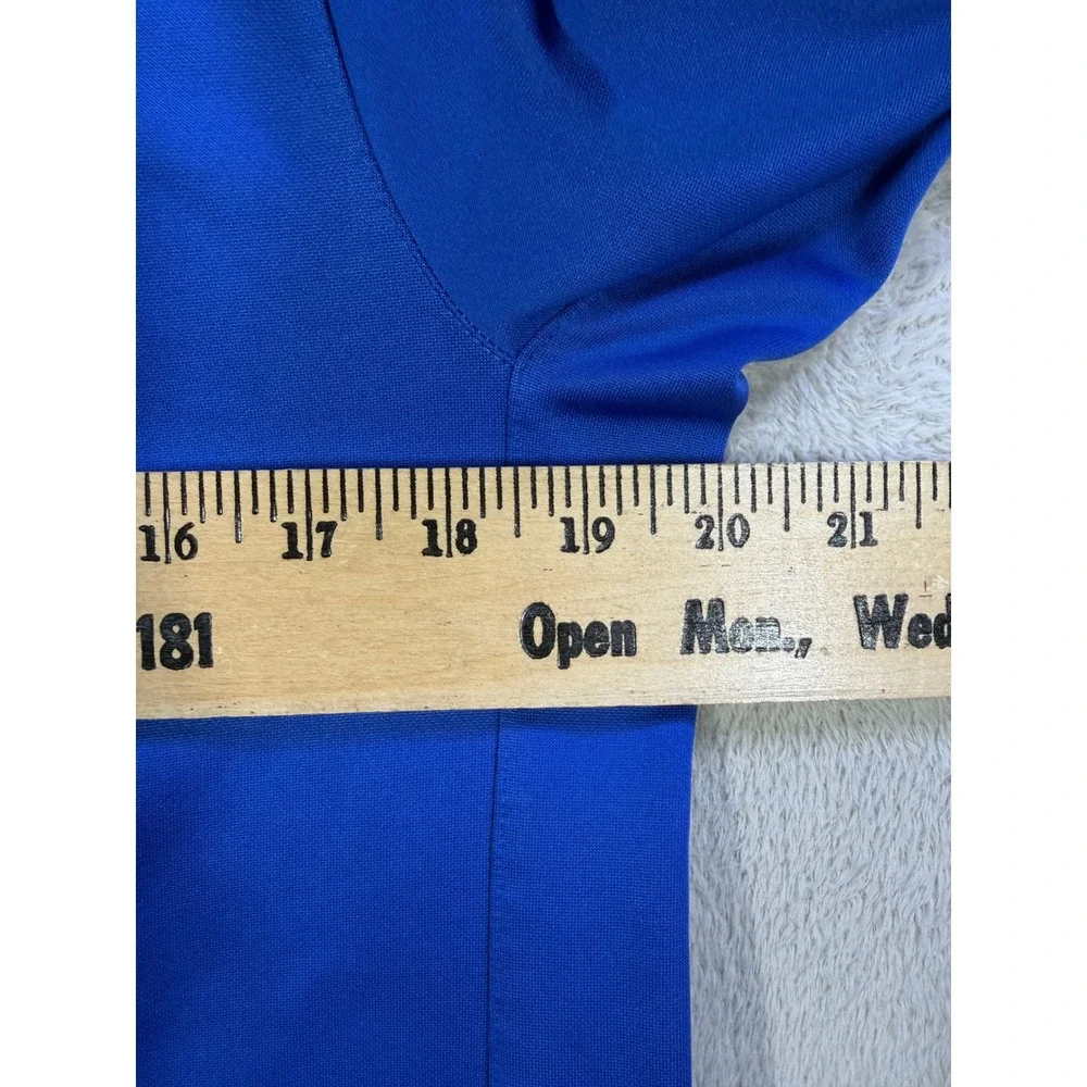 Nike Dri-FIT Pullover Hoodie Kids XL Blue Black Swoosh Logo Athletic Sweatshirt